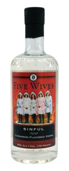 Five Wives Sinful Cinnamon Vodka